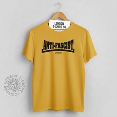 Anti Fascist Protest T-Shirt – Political, Custom Print, Various Colours, S-XXL