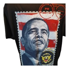 President Barack Obama All Over Print T-Shirt From Inaguration Rap cityLAB XL