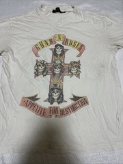 Guns N Roses White Small T-shirt