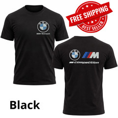 BMW M Performance Shirt Motorsport Logo 2 Sided Graphic Tee Mens Size S-4XL