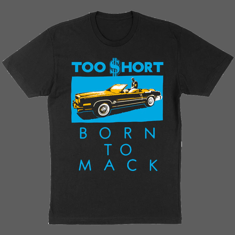 Too Short Born To Mack Blue Cotton Black All Size T Shirt BT784