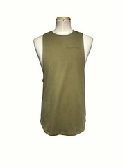 Men’s Medium Forest Green Gym Muscle Workout Tank Top, Sleeveless, Bodybuilding