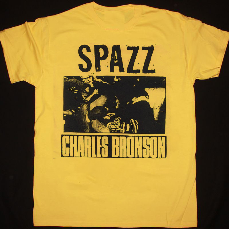 Rare Spazz Band Charles Bronson T Shirt Unisex S-5XL AC573