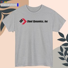 Steel Dynamics Company Logo Black/White/Grey/Navy/Red/Light Blue T-Shirt S-5XL