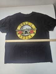 Guns N’ Roses Black Graphic Print 100% Cotton Band T-shirt Size XL