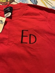 Vintage ED TV Show Promo NWT Size L Red Stuckey Bowl NBC Experience T Shirt 2001