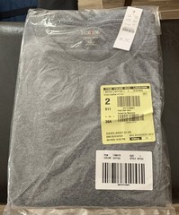 J. Crew Sueded Jersey Men’s Large L Cotton T-Shirt NWT Heathered Carbon Gray
