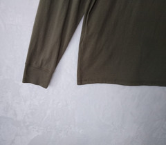 Dockers Mens Long Sleeve T Shirt M Olive Green Crew Neck Tee Shirts Cotton Knit