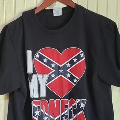 Delta Pro Weight Shirt Mens Medium Black I Love My Redneck Boyfriend Graphic Tee