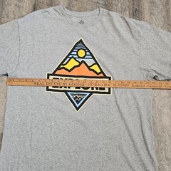 “Explore” Men’s Short Sleeve Cotton Blend Graphic T-Shirt Size XL