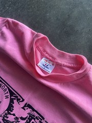 Vintage 80s USPS Postage Stamp Georgia Eagle Graphic T Shirt Pink Size Large