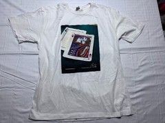 The Core Large White Poker All In Cards Paris Las Vegas Hotel T-shirt JJ