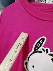 pochacco Vtg Pink Shirt Sanrio Size Hanes Xl Some Wear Spots 90s A35
