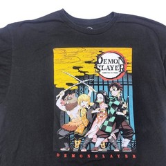 Demon Slayer Kimetsu No Yaiba Group Graphic T Shirt Black XXL Anime Tee