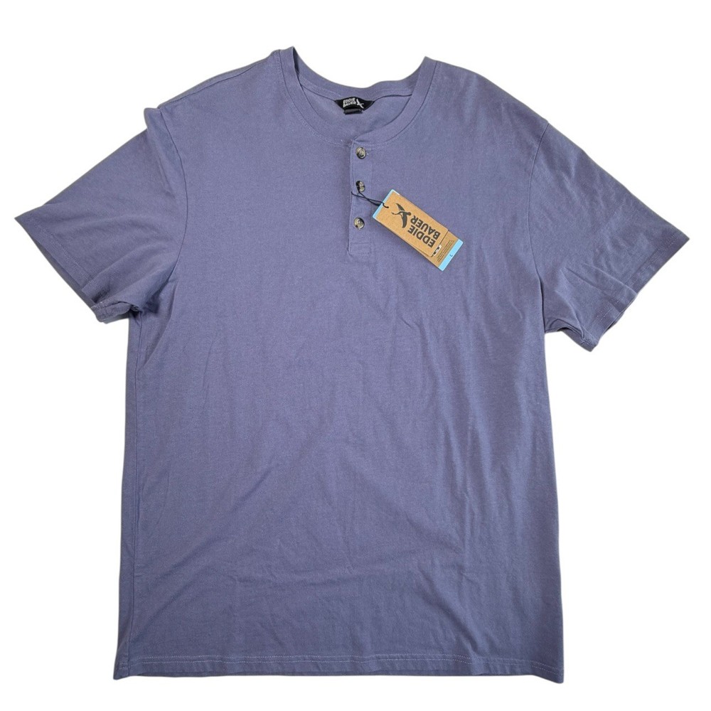 NWT Eddie Bauer Men’s Classic Fit Short Sleeve Soft Henley