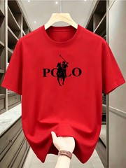 Men’s Summer Casual Business Short Sleeved Round T-shirt, Simple Fashionable