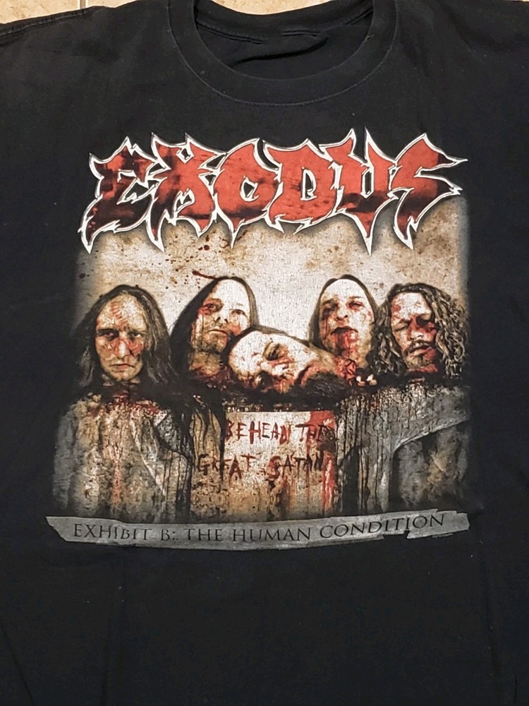 Exodus Exhibit B The Human Condition Thrash Metal Unisex S-5XL Shirt ILS237