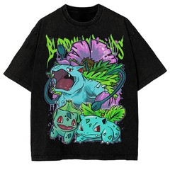 P0kemon Bulbasaur Ivysaur Venusaur Graphic Fans And Lovers Anime T-Shirt