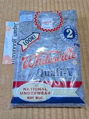 WHITESVILLE T-SHIRT WV73544 2-PACK White Toyo Enterprise NEW