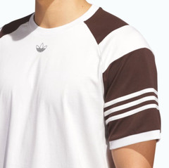 NEW MENS ADIDAS ORIGINALS TYSHAWN TREFOIL TEE SHIRT ~SIZE LARGE #JP1160 BLM