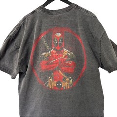 Marvel Deadpool x Goat Crew T-shirt Men XL Oversized Heavyweight Vintage Black
