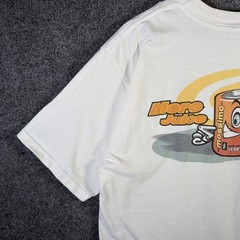Vintage Mossimo Shirt Mens Large White 90s Skate Battery Parody Stussy Surf USA
