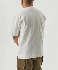 Men’s 100% Cotton Bronson Non Stock Mfg. Co. Classic Pocket T-Shirt White M