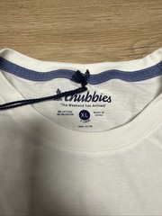 Men’s Chubbies The Weekend Has Arrived White T-Shirt Sz XL NWT