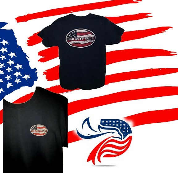 OLD GUYS RULE “BORN IN THE USA” T- Shirt Various Sizes
