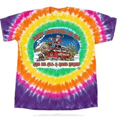 Happy Christmas T-Shirt Liquid Blue