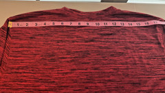 Nike NFL On Field Apparel Kansas City Chiefs Red Black heathered SS T shirt sz M