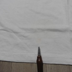 JOHNNIE-O Mens M MEDIUM T SHIRT WHITE BLUE ORANGE DALE 2.0 GOLF
