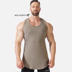 Jed North Tank Top Small Gently worn 95% cotton/5% spandex Open seam neckline