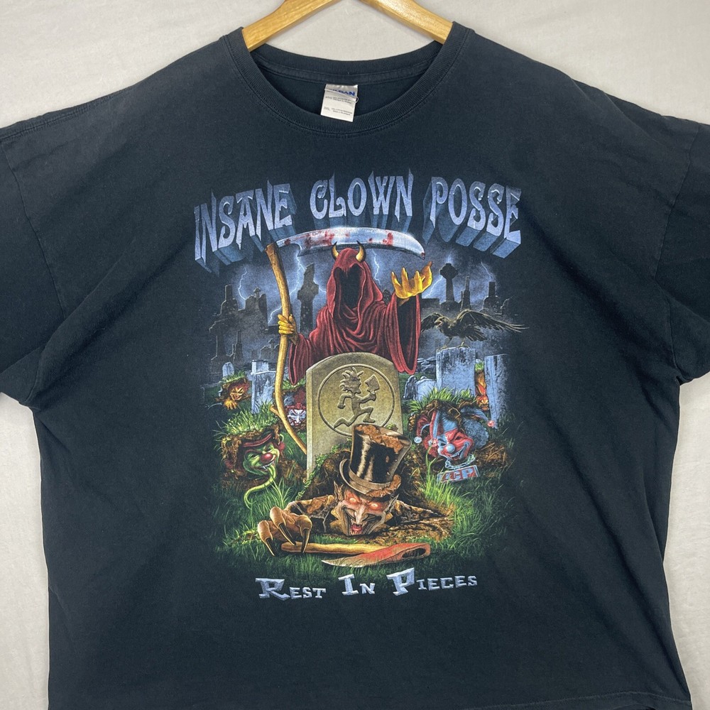 Insane Clown Posse Shirt Mens 3XL Rest In Pieces ICP Juggalo Hip Hop Rap Tee