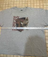 Vintage 2000s Jesus Tee Shirt 2XL Body Piercing Saved My Life Graphic Rare Y2K
