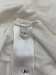 CELINE T-shirt / XXL / Cotton / White / Print / 2X15M671Q.01OR