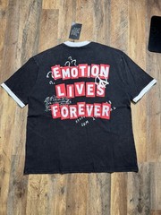 Mixed emotions tee shirt Black/White Size XL