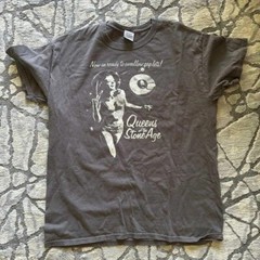 Queens of the Stone Age 90s Retro Black short sleeve unisex T Shirt Vtg