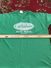 St Patrick’s day Gift Callahan Auto Parts Womens or Mens Crewneck T Shirt Tee☘️