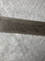 ESSENTIALS Fear of God Gray Jersey Logo Crew Neck T-Shirt OVERSIZED LARGE