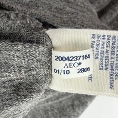Y2k American Eagle Mens Shirt XXXL Gray Graphic Tee Vintage Fit Felt Applique