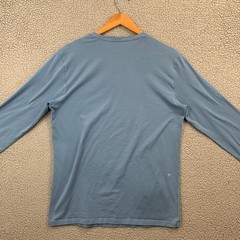 Mack Weldon T Shirt MENS SIZE L Long Sleeve Navy Blue Cotton