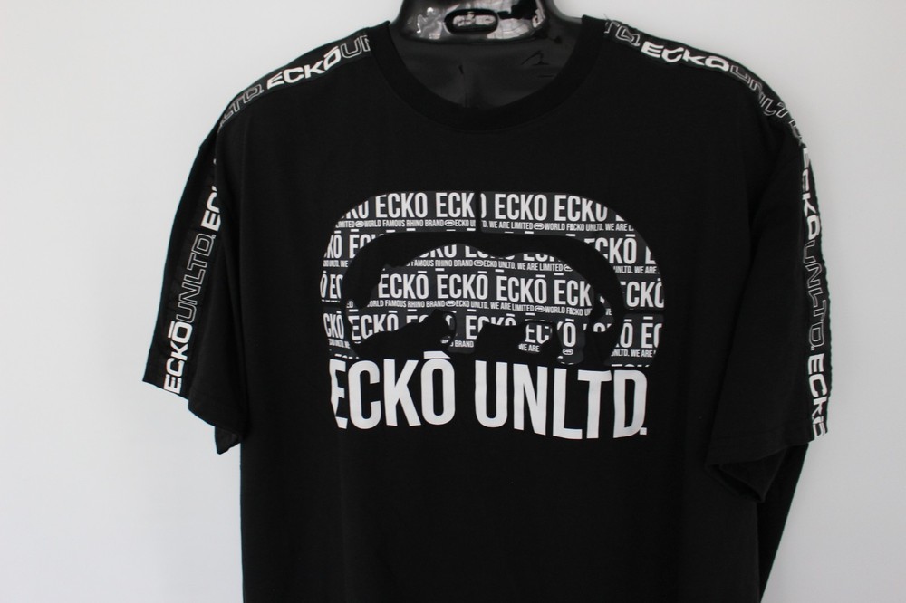 ECKO UNLTD S/S BLACK CREWNECK T-SHIRT SZ: 5XL 5X NWT