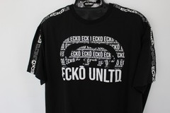 ECKO UNLTD S/S BLACK CREWNECK T-SHIRT SZ: 5XL 5X NWT
