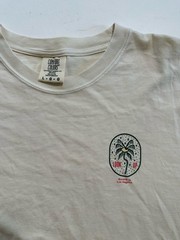 SKYDUSTER BEER Silver Lake Los Angeles,California Cream White Promo Shirt Sz L