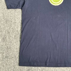Pothead Rocket Logo Graphic T-Shirt Navy Blue