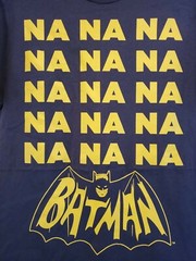 New Batman Logo Na Na Na Na Mens Medium DC Comics Comic Book Superhero T-Shirt