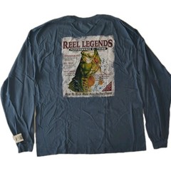 NWT REEL LEGENDS T-shirt Double-Sided Graphics L/S Men’s Size XL
