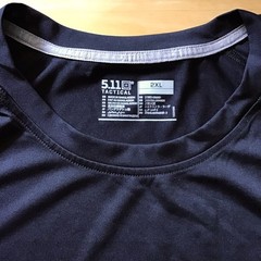 5.11 Tactical T Shirt Mens 2XL Short Sleeve Black