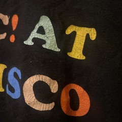 Distressed Panic at the Disco T-Shirt Xl (XG) Tultex. Metal Rock 2 Sided
